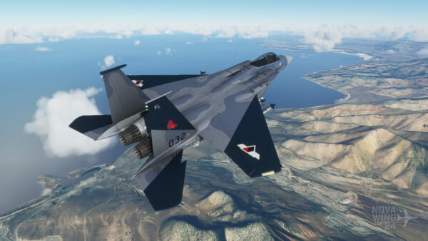 DC Designs F-15C in the markings of Cipher from Ace Combat