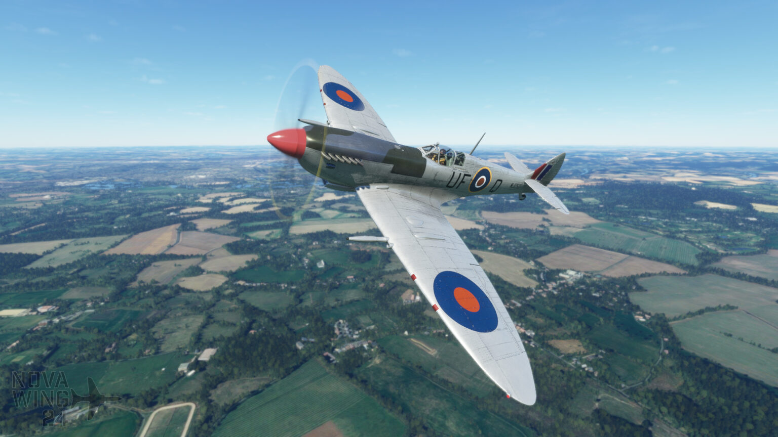 Supermarine Spitfire LF Mk IXc MJ250 – The Silver Spitfire – Novawing24