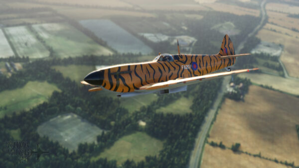 Supermarine Spitfire LF Mk IXc FA207 Tiger Stripes